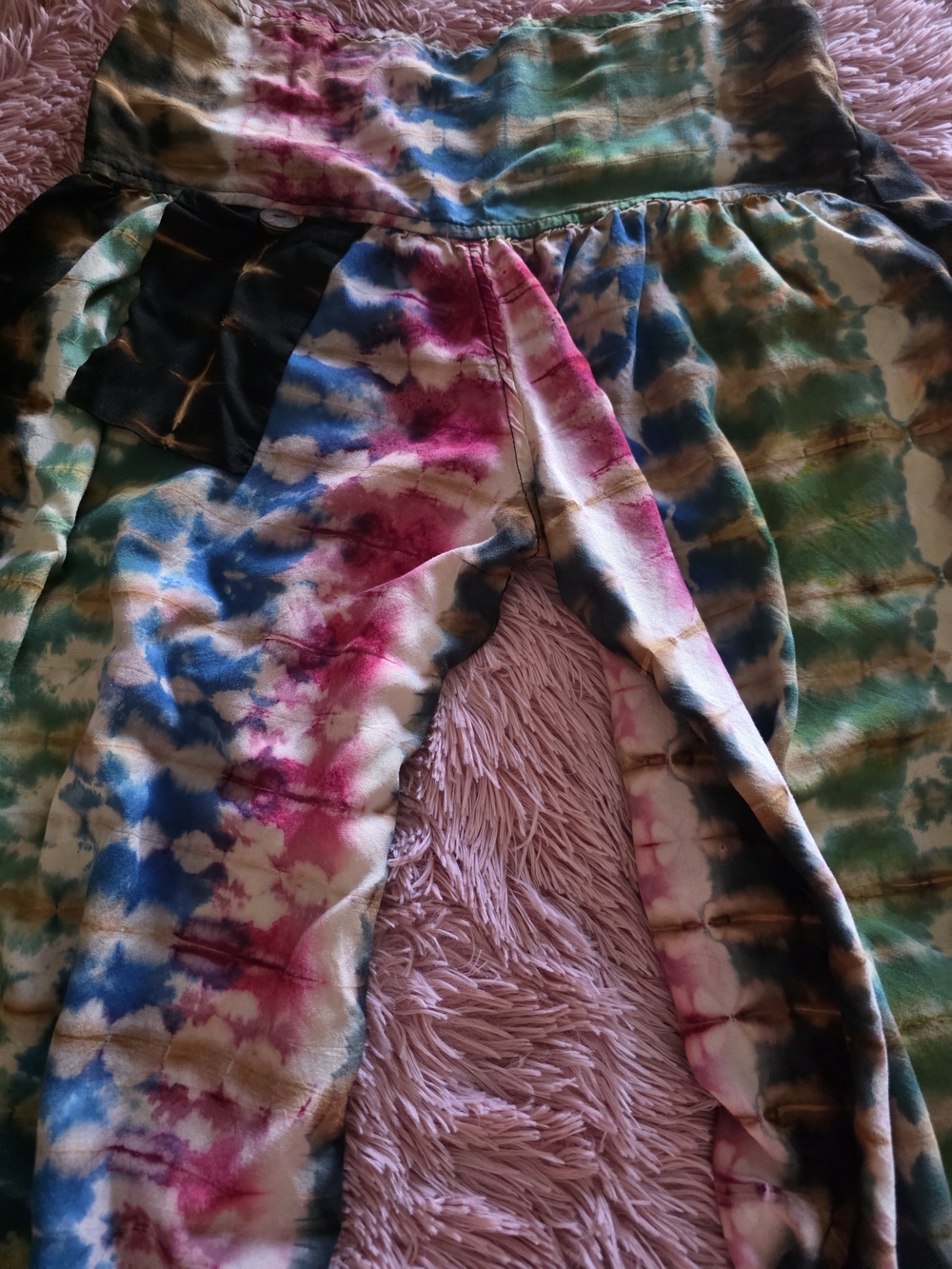 EARTHBOUND WOMENS Tie-Dye Joggers - Blue, Pink, Green, Black - Picture 3 of 7